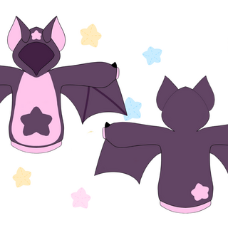 Berry the Bat Snuggle-Wear Hoodie