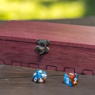 Rogue Dice/Miniature Case - Exotic Wood