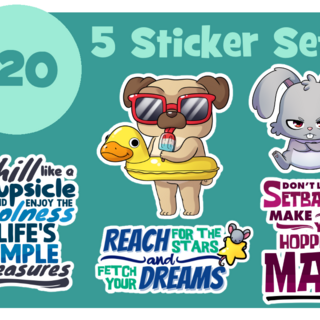 5 Sticker Set