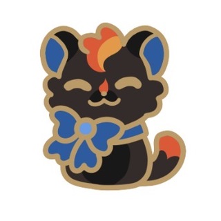 Blazing Lion Mini-pin