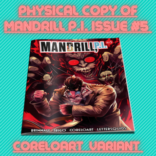 MANDRILL P.I. Issue #5 Core Lo Variant Cover