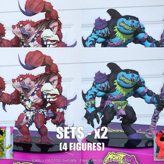 BULL-TOOTH & VEN-NOM-NOM FIGURE SET X2 •