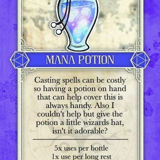 Mana Potion - PnP Card