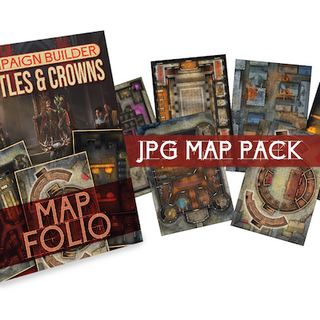 Campaign Builder: Castles & Crowns Map Folio + Digital Map Pack