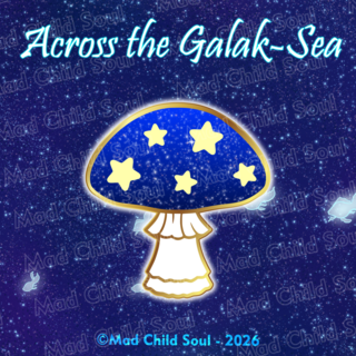 Mini Pin - Celestial Mushroom