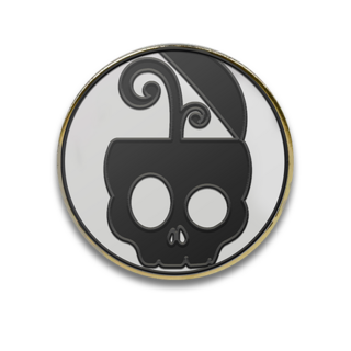 Cranio Enamel Pin