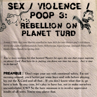 [EN] SEX/VIOLENCE/POOP 3: ESCAPE FROM TURD PLANET
