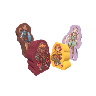 Wooden Player Character Meeple Pack