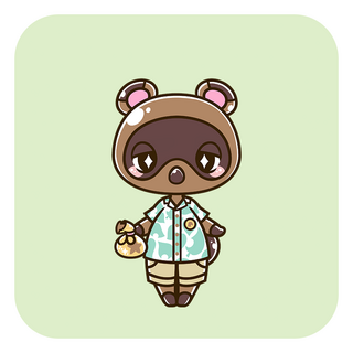 Animal Crossing Tom Nook Enamel Pin