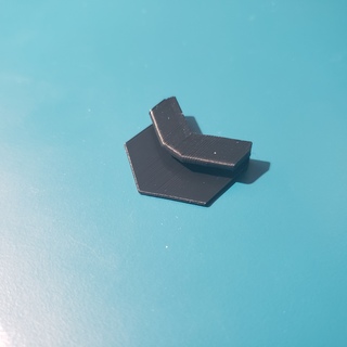 3D printed 2.5mm 120° $0.75