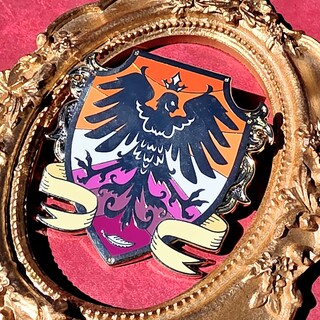 Past Heraldry Lesbian Harpy Pin