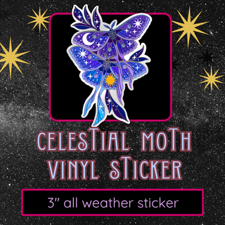 STICKER- SUN/MOON MOTHS