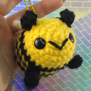 Crochet Bee Keychain