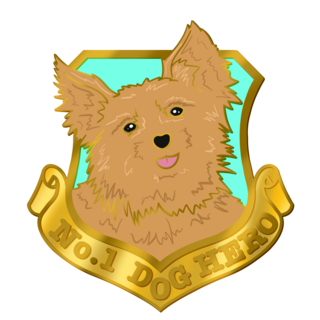 Smoky The Dog Hero Pin