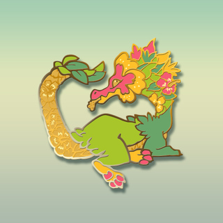 Hawaiian Hibiscus pin