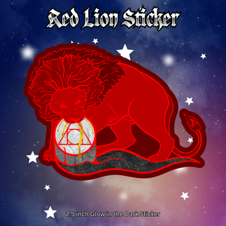 Red Lion Sticker