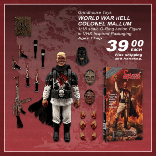 Colonel Mallum World War HELL Action Figure