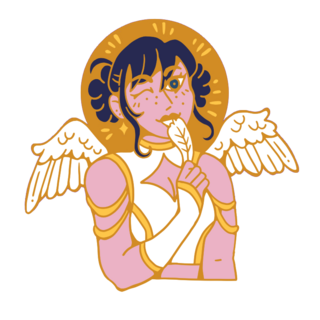 KPop Demon Hunters - Huntrix Angels Pins - Zoey - Gold Variant