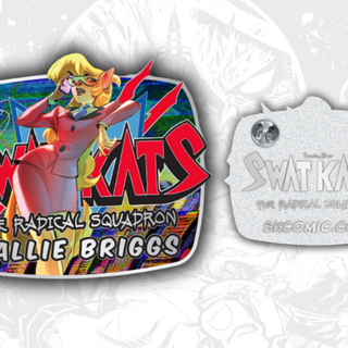 Enamel Pin Callie Briggs TV | Art by Mirka Andolfo