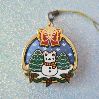 Snowglobe Enamel Pin