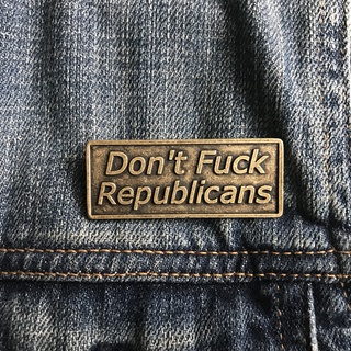 Don't Fuck Republicans Pin