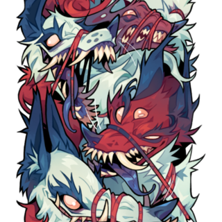 Sticker/Nine-Tailed Fox