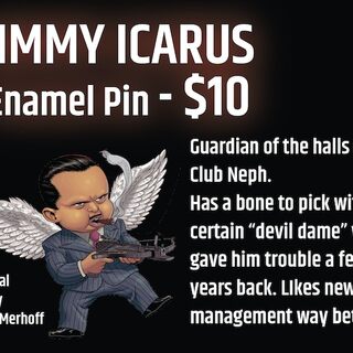 Jimmy Icarus Enamel Pin
