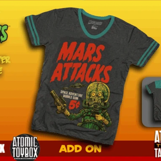 BLACK Mars Attacks KS Exclusive T-Shirt by Bull Airs x  Atomic!