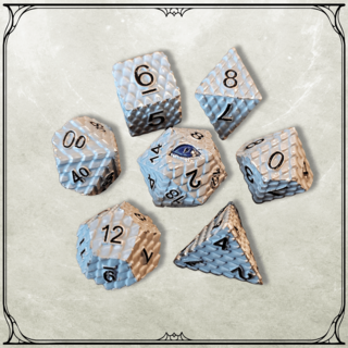 Diamond Dragon Metal Dice Set