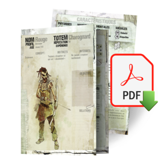 💾🕯️ Aides de jeu pour La Route - Édition PDF