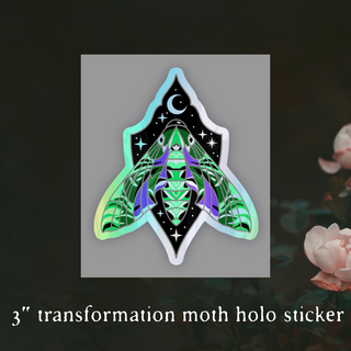 STICKER- Transformation moth