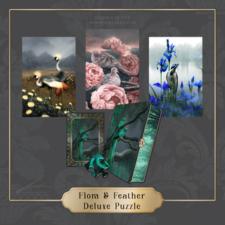 Deluxe Flora & Feather Puzzle