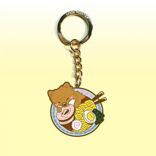 Keychain Ramen Pomeranian