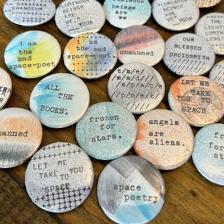 Typewriter Buttons 4-pack