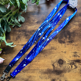 Blue Star Lanyard