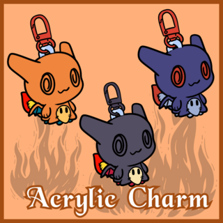 Charizkyu Acrylic Charm