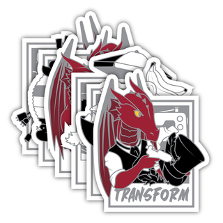 Con Adventurers Series 2 - Set of 6 Stickers
