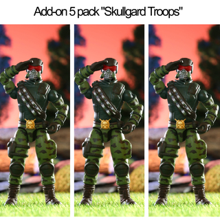 5 pack Skullgard Action Figures