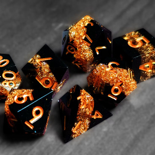 Gold Leaf Dice