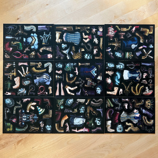 BOLTED: Body Parts Magnet Set