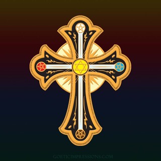 LBRP Kabbalistic Cross Enamel Pin