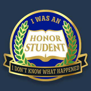 A LA CARTE PIN: Honor Student (Badge)