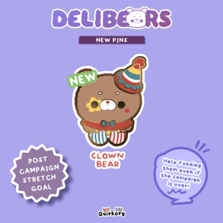 Clown Bear - NEW PINS