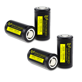 EpicForged 1100mAh 18350 Battery (4-Pack)