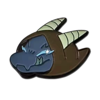 Enamel Pin (Blue Kobold)