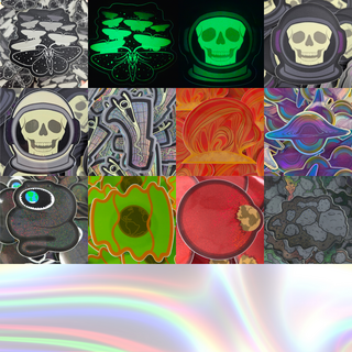 Spooky Space Stickers