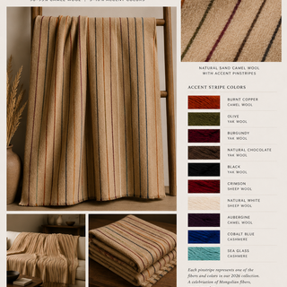 Baby Camel Wool Kickstarter Blanket