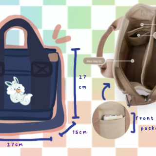 Eevee Tote with Shoulder Strap