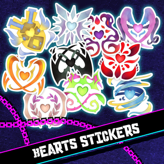 Last Hope "Hearts" Stickers