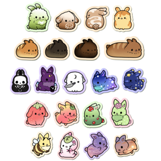 Delibunnies Vinyl Stickers Full Set